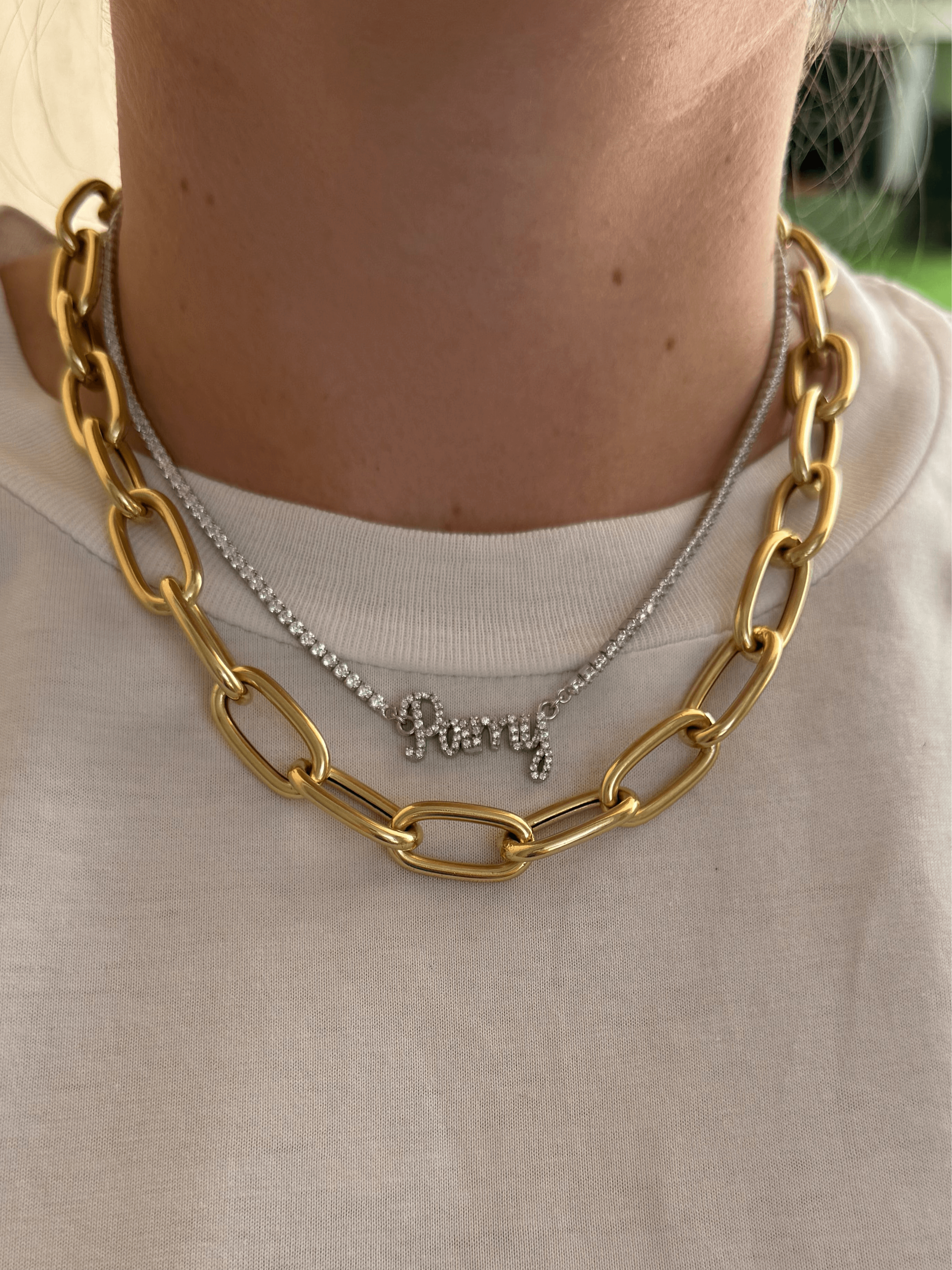 Collana personalizzabile nome Amabile 🤍