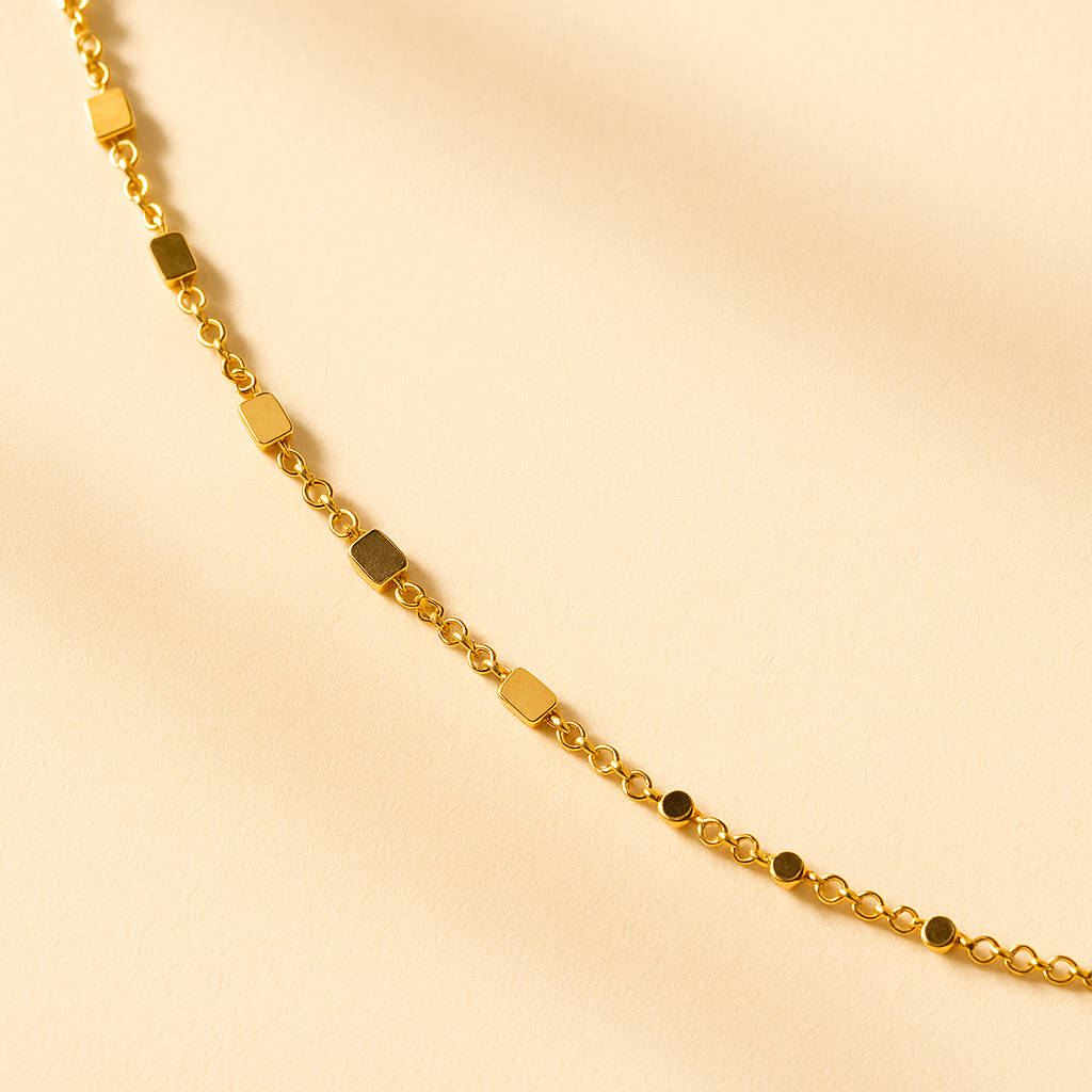 Collana Sfere Piatte Magnolia
