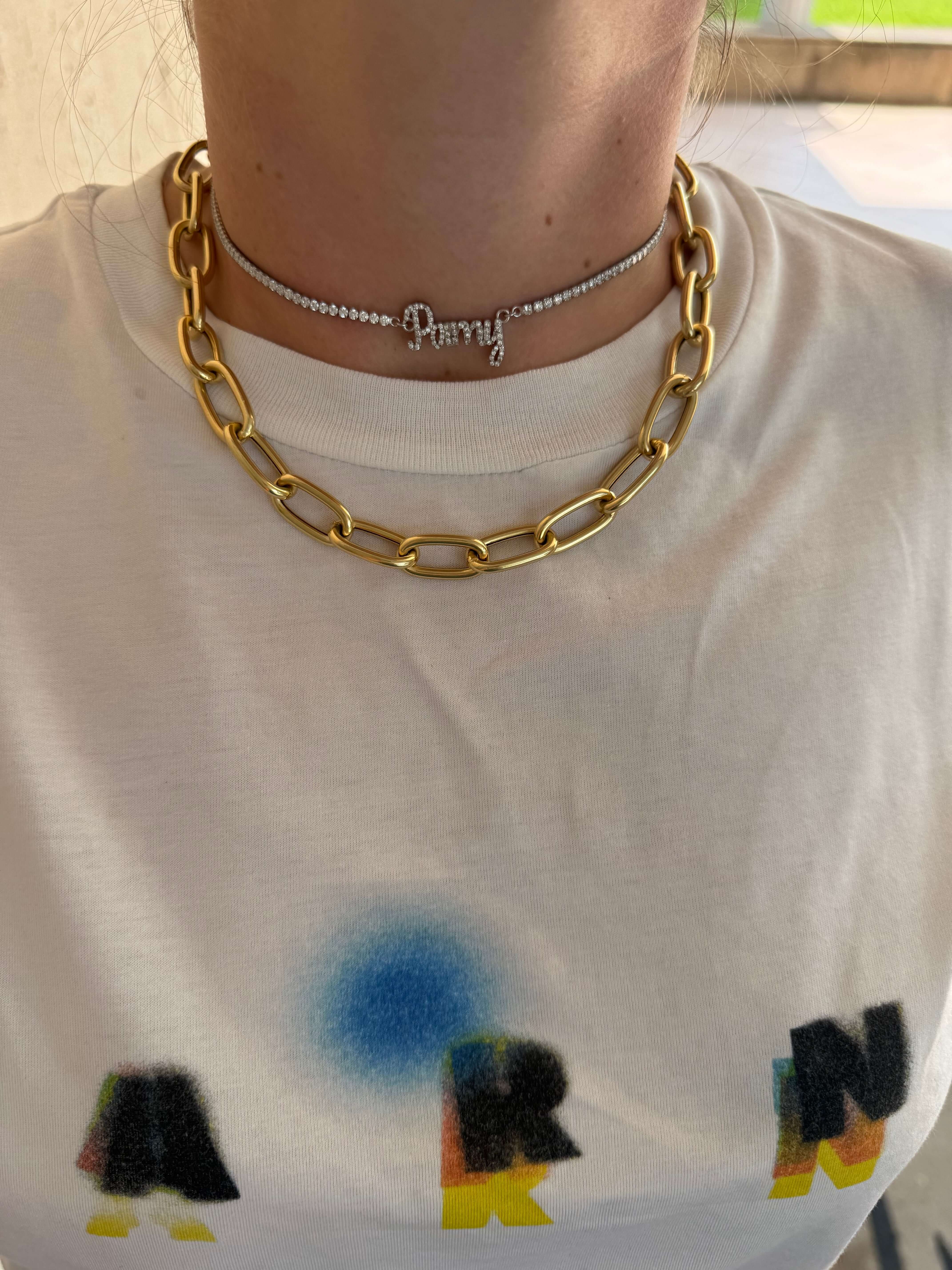 Collana personalizzabile nome Amabile 🤍