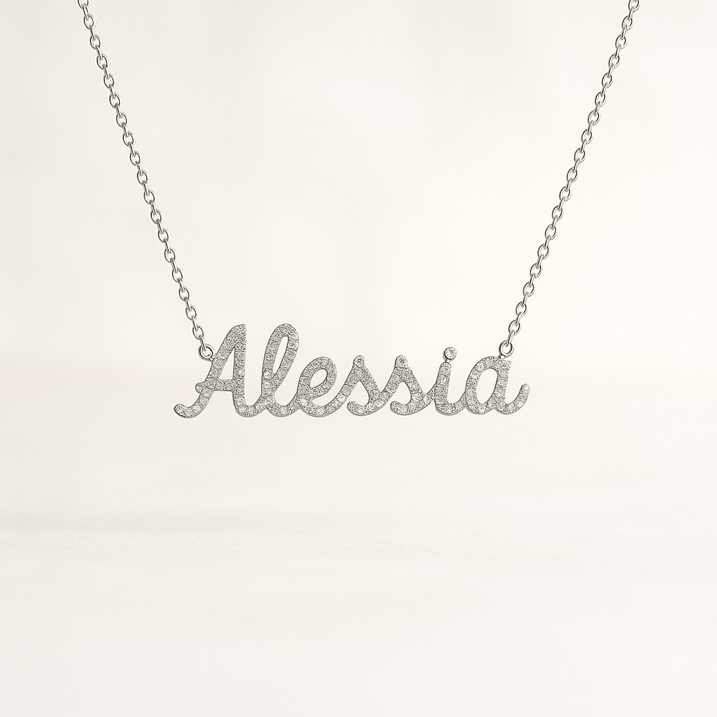 Collana pendente con Nome