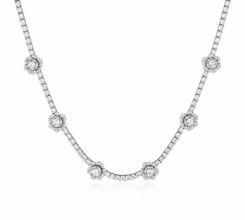 Collana sei camelie