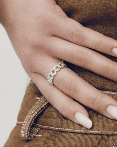 Anello Groumette Sottile