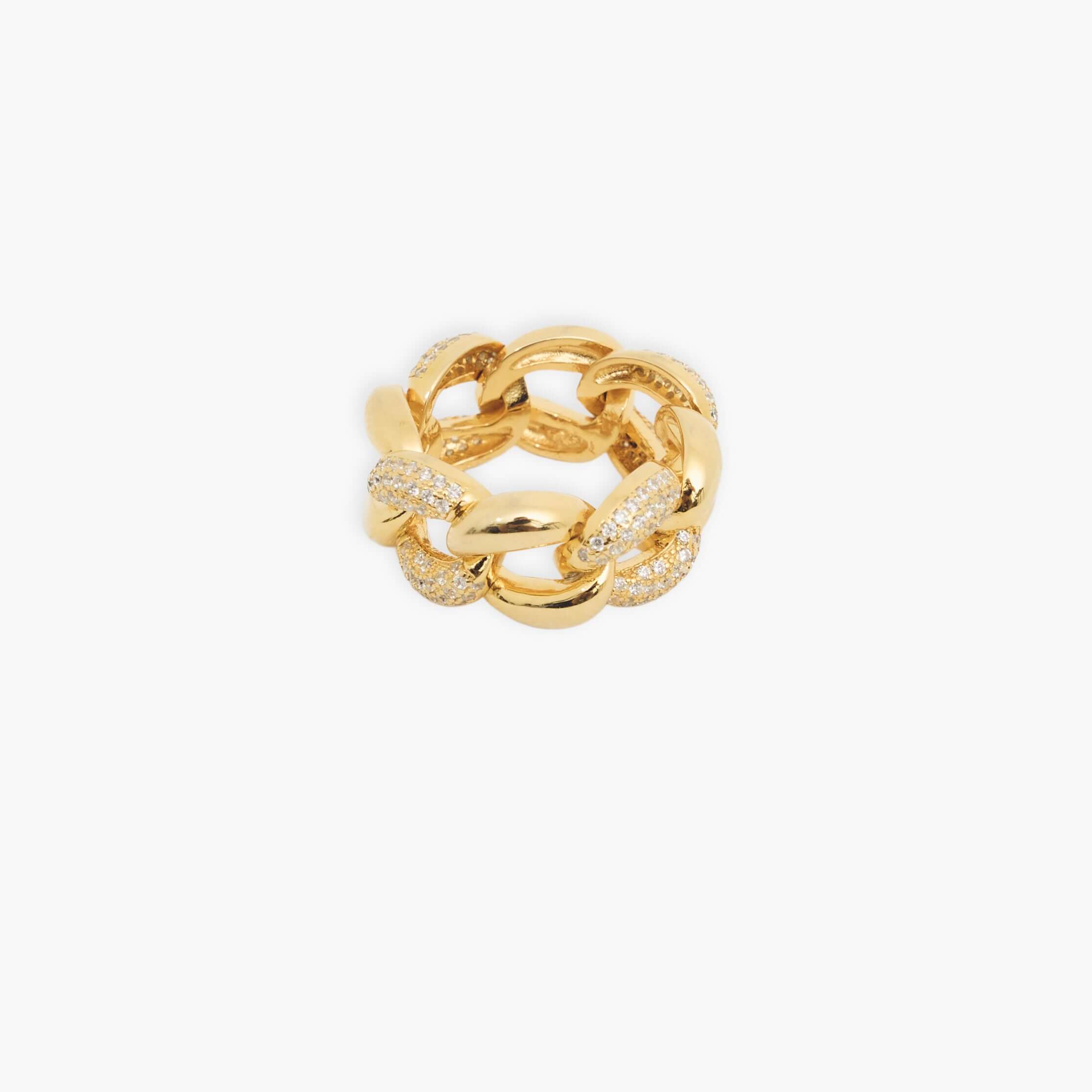 Anello Groumette e zirconi