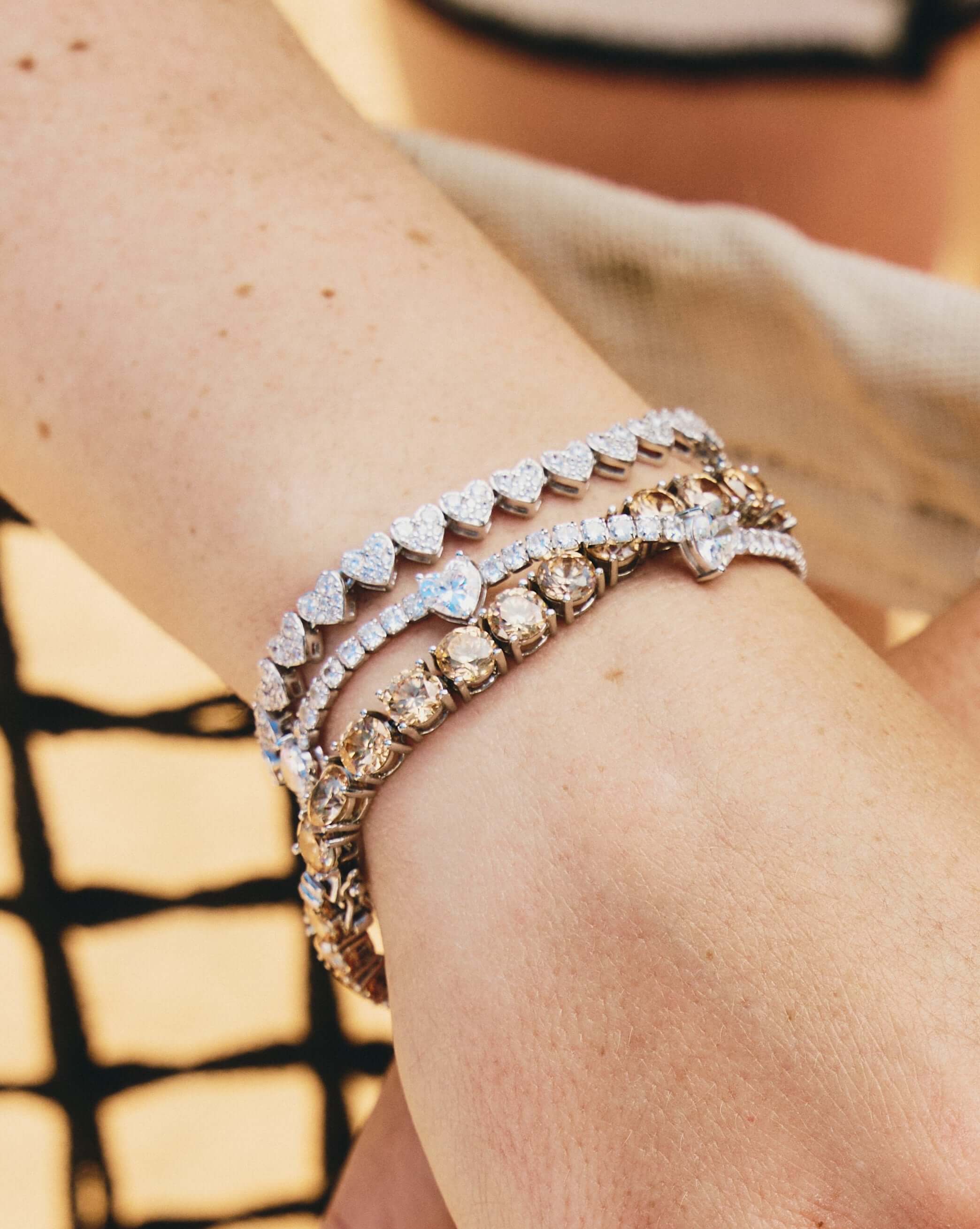Bracciale Federica con mini cuori
