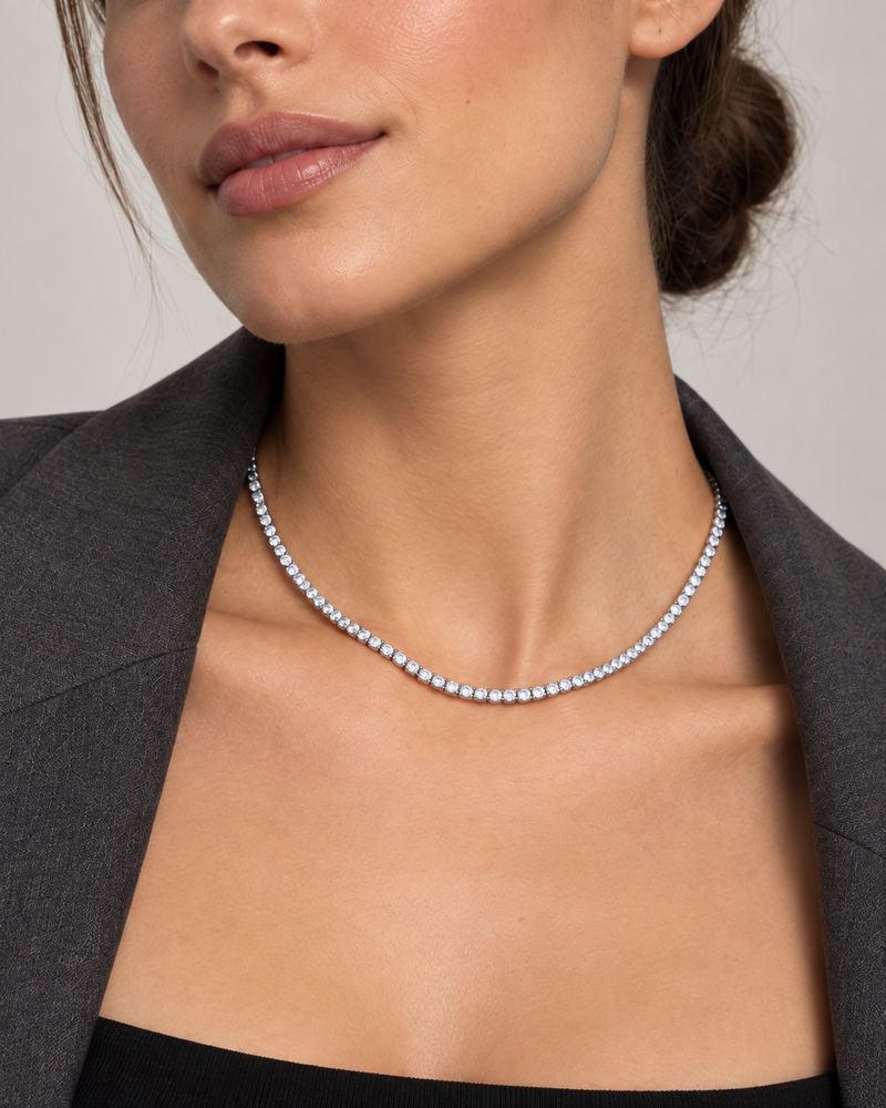Collier Tennis Corto 45 cm